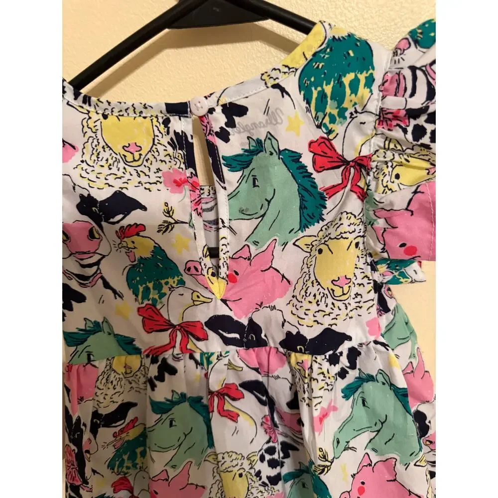 Wrangler Baby Girls 18 Months Farm Animal Dress & Bloomers Set NWT